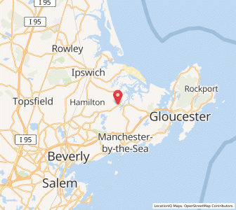 Map of Essex, Massachusetts