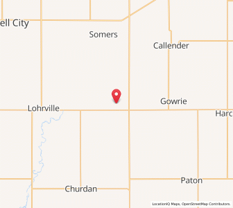 Map of Farnhamville, Iowa