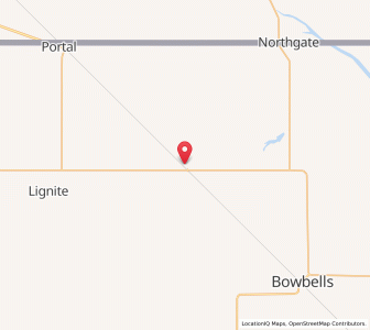 Map of Flaxton, North Dakota