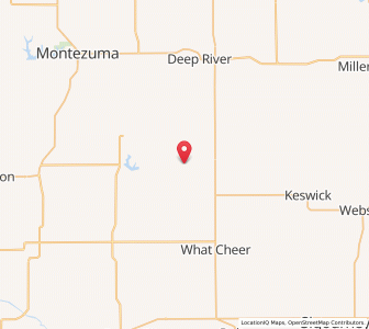 Map of Gibson, Iowa