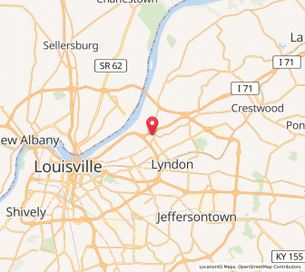Map of Glenview Manor, Kentucky
