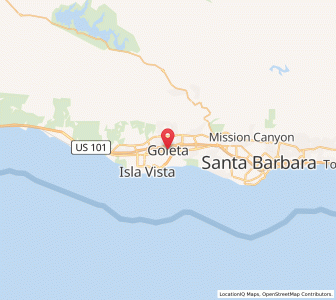 Map of Goélette, California