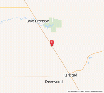 Map of Halma, Minnesota