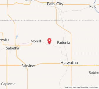 Map of Hamlin, Kansas