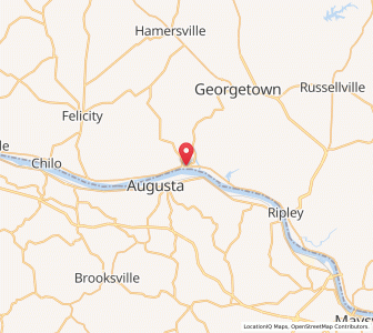 Map of Higginsport, Ohio