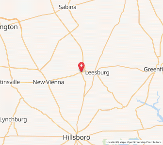 Map of Highland, Ohio