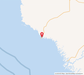 Map of Horseshoe Beach, Florida