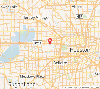 Map of Hunters Creek Village , Texas