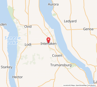 Map of Interlaken, New York