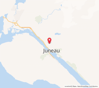 Map of Juneau, Alaska