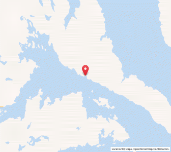 Map of Kasaan, Alaska