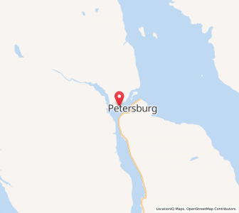 Map of Kupreanof, Alaska