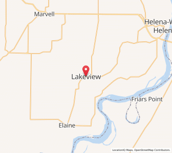 Map of Lake View, Arkansas