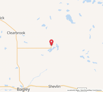 Map of Leonard, Minnesota
