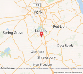 Map of Loganville, Pennsylvania
