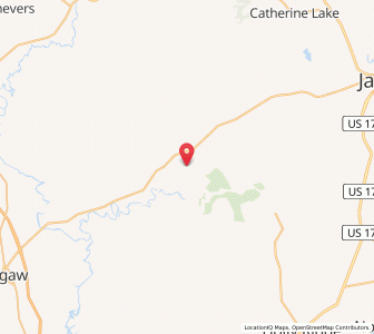 Map of Maple Hill, North Carolina