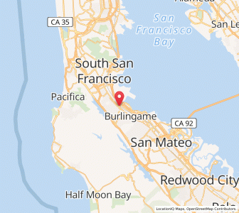 Map of Millbrae, California