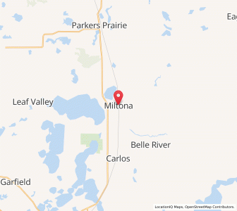 Map of Miltona, Minnesota