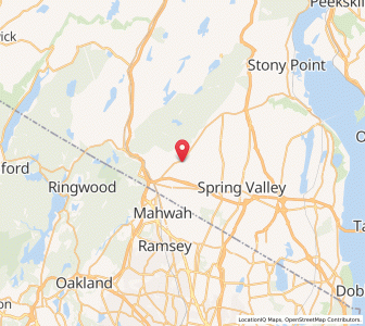 Map of Montebello, New York