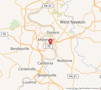 Map of North Belle Vernon, Pennsylvania