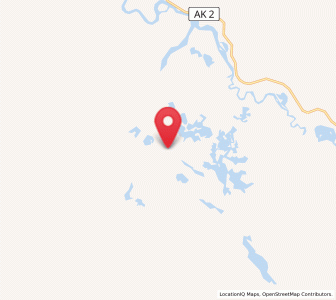 Map of Northway, Alaska
