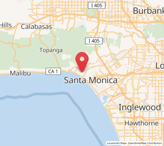 Map of Pacific Palisades, California