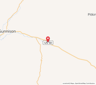 Map of Parlin, Colorado
