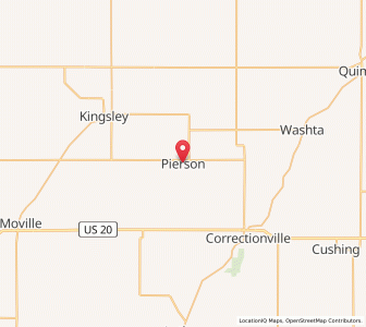 Map of Pierson, Iowa
