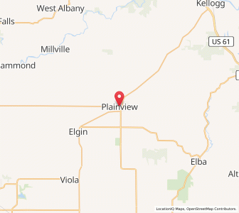 Map of Plainview, Minnesota