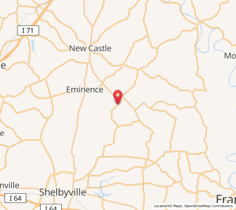 Map of Pleasureville, Kentucky