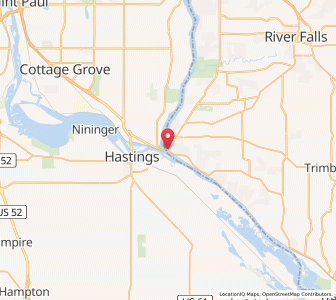 Map of Prescott, Wisconsin