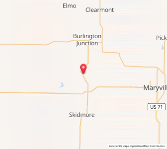 Map of Quitman, Missouri