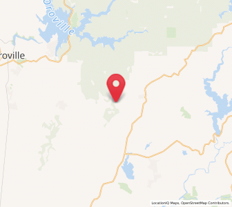 Map of Rackerby, California