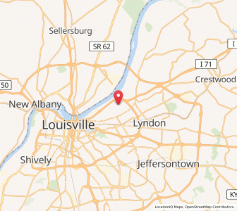 Map of Riverwood, Kentucky