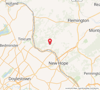 Map of Rosemont, New Jersey