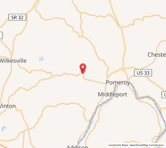 Map of Rutland, Ohio