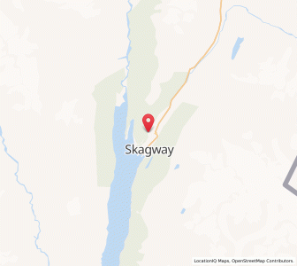 Map of Skagway, Alaska