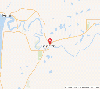 Map of Soldotna, Alaska