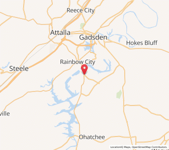 Map of Southside, Alabama