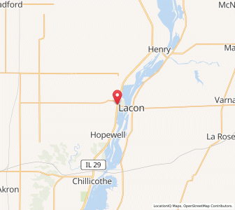 Map of Sparland, Illinois