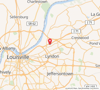 Map of Spring Valley, Kentucky