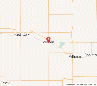 Map of Stanton, Iowa