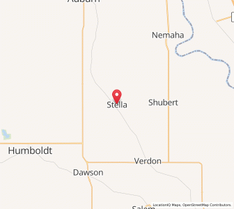 Map of Stella, Nebraska