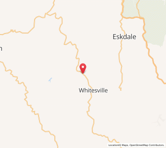 Map of Sylvester, West Virginia