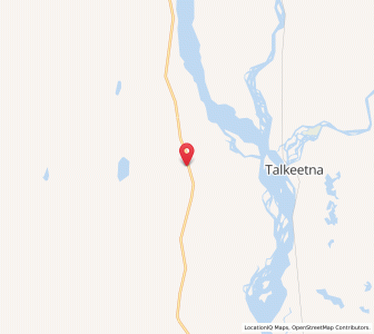 Map of Trapper Creek, Alaska