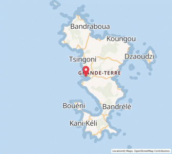 Carte : Chiconi, Mayotte