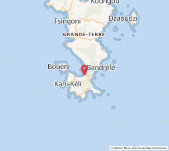 Carte : Chirongui, Mayotte