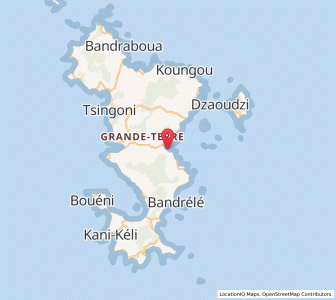 Map of Dembeni, Mayotte