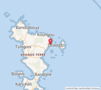 Map of Mamoudzou, Mayotte